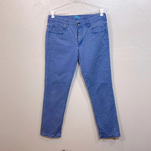 Tommy Bahama Straight Leg Chinos in blue size 33/32 - Picture 2 of 8